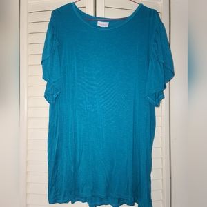 Lularoe Olive Tulip blouse
